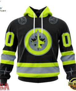 NHL Winnipeg Jets Specialized With FireFighter Uniforms Color Hoodie, T Shirt, NHL Hockey 3D Shirt Nhl Winnipeg Jets Specialized With Firefighter Uniforms Color Hoodie T Shirt 1
