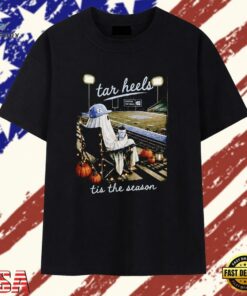 North Carolina Tar Heels ‘Tis the Season Ghost T Shirt, Trendy 2D Print Shirt North Carolina Tar Heels Tis The Season Ghost T Shirt