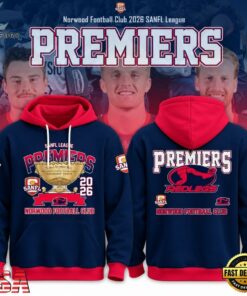 Norwood Redlegs Football Club 2026 SANFL Premiers Limited Edition Hoodie, Viral 3D Graphic Tee Norwood Redlegs Football Club 2026 Sanfl Premiers Limited Edition Hoodie