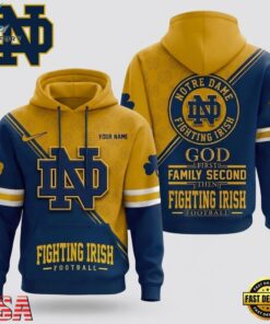 Notre Dame Fighting Irish 2026 NCAA Personalized Faith Family Football Hoodie, NCAA 3D Graphic Tee Notre Dame Fighting Irish 2026 Ncaa Personalized Faith Family Football Hoodie