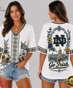 Notre Dame Fighting Irish NCAA Collegiate Pride Collection V Neck T Shirt, NCAA V Neck Fan Shirt Notre Dame Fighting Irish Ncaa Collegiate Pride Collection V Neck T Shirt