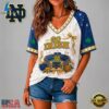 Notre Dame Fighting Irish NCAA Floral Stadium Bow V Neck 3D T Shirt, NCAA V Neck Fan Shirt 3 Notre Dame Fighting Irish NCAA Floral Stadium Bow V Neck 3D T Shirt, NCAA V Neck Fan Shirt Notre Dame Fighting Irish Ncaa Floral Stadium Bow V Neck 3D T Shirt