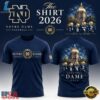 Notre Dame Fighting Irish The Shirt Love Thee Notre Dame 2026 T Shirt, Viral 3D Graphic Tee Notre Dame Fighting Irish The Shirt Love Thee Notre Dame 2026 T Shirt