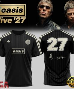 Oasis Live ’27 Limited Edition Signature 3D Shirt, Trending Music 3D Tee Oasis Live 27 Limited Edition Signature 3D Shirt