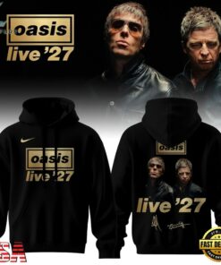 Oasis Live ’27 Limited Edition Signature Graphic Design Hoodie, Trending Music 3D Tee Oasis Live 27 Limited Edition Signature Graphic Design Hoodie