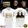 Oasis Live ’27 Limited Edition Signature White Football Jersey, Fashion Football Jersey Oasis Live 27 Limited Edition Signature White Football Jersey