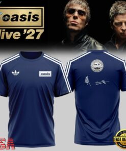 Oasis Live ’27 Signature New Design T Shirt, Trending Music 3D Tee Oasis Live 27 Signature New Design T Shirt