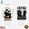 Oasis Live 27 The Band With The 3 Stripes Graphic White T Shirt, Trending Music 3D Tee Oasis Live 27 The Band With The 3 Stripes Graphic White T Shirt