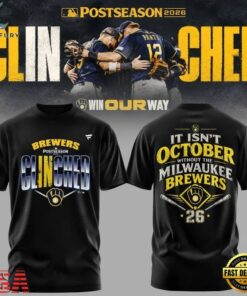 OCTOBER MILWAUKEE BREWERS Win Our Way 2026 Limited Edition T Shirt, Viral 3D Graphic Tee October Milwaukee Brewers Win Our Way 2026 Limited Edition T Shirt
