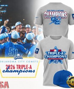 Oklahoma City Comets Triple A National Champions 2026 New 3D Shirt, Viral 3D Graphic Tee Oklahoma City Comets Triple A National Champions 2026 New 3D Shirt