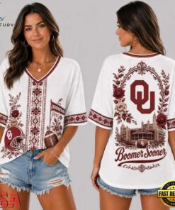 Oklahoma Sooners NCAA Collegiate Pride Collection V Neck T Shirt, NCAA V Neck Fan Shirt Oklahoma Sooners Ncaa Collegiate Pride Collection V Neck T Shirt