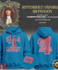 Ole Miss Rebels x Ella Langley The Dandelion Tour 2026 Exclusive Edition Hoodie, Trending Music 3D Tee Ole Miss Rebels X Ella Langley The Dandelion Tour 2026 Exclusive Edition Hoodie