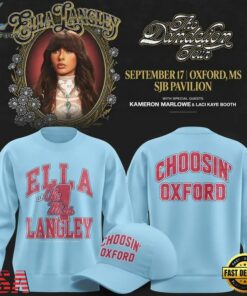 Ole Miss Rebels x Ella Langley The Dandelion Tour 2026 Sweatshirt, Trending Music 3D Tee Ole Miss Rebels X Ella Langley The Dandelion Tour 2026 Sweatshirt