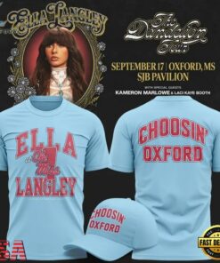 Ole Miss Rebels x Ella Langley The Dandelion Tour 2026 T Shirt, Trending Music 3D Tee Ole Miss Rebels X Ella Langley The Dandelion Tour 2026 T Shirt