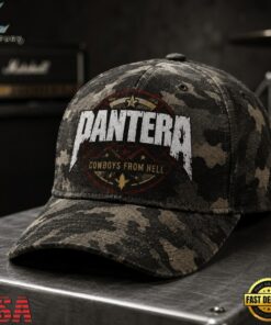 Pantera Cowboys Camo Classic Cap, Music Lover Baseball Cap Pantera Cowboys Camo Classic Cap