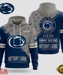Penn State Nittany Lions 2026 NCAA Personalized Faith Family Football Hoodie, NCAA 3D Graphic Tee Penn State Nittany Lions 2026 Ncaa Personalized Faith Family Football Hoodie
