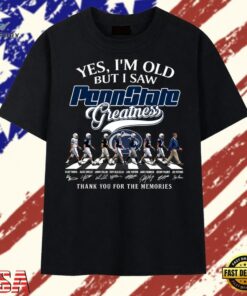 Penn State Nittany Lions Greatness Abbey Road Signatures Football 2026 T Shirt, Trendy 2D Print Shirt Penn State Nittany Lions Greatness Abbey Road Signatures Football 2026 T Shirt