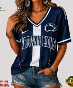 Penn State Nittany Lions NCAA Rivalry Game Spirit V neck T Shirt, NCAA V Neck Fan Shirt Penn State Nittany Lions Ncaa Rivalry Game Spirit V Neck T Shirt