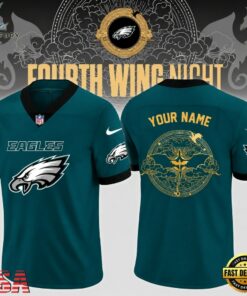 Philadelphia Eagles Fourth Wing Night 2026 Custom Football Jersey, Fashion Football Jersey Philadelphia Eagles Fourth Wing Night 2026 Custom Football Jersey