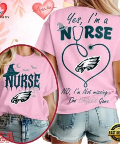 Philadelphia Eagles NFL Night Shift Never Misses Game Day Halloween Nurse Unisex 3D Shirt, Sports Fans 3D Shirt Philadelphia Eagles Nfl Night Shift Never Misses Game Day Halloween Nurse Unisex 3D Shirt