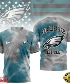 Philadelphia Eagles NFL Sunday Legends Tie Dye 3D Shirt, Sports Fans 3D Shirt Philadelphia Eagles Nfl Sunday Legends Tie Dye 3D Shirt