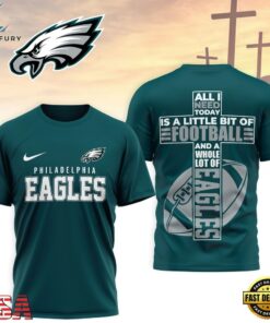 Philadelphia Eagles NFL Whole Lot of Football Christian Cross 3D Shirt, Sports Fans 3D Shirt Philadelphia Eagles Nfl Whole Lot OF Football Christian Cross 3D Shirt