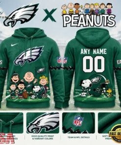 Philadelphia Eagles x Peanuts Night 2026 Personalized Hoodie, Viral 3D Graphic Tee Philadelphia Eagles X Peanuts Night 2026 Personalized Hoodie