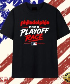 Philadelphia Phillies 2026 Playoff Race Baseball T Shirt, Trendy 2D Print Shirt Philadelphia Phillies 2026 Playoff Race Baseball T Shirt
