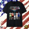 Philadelphia Sports Teams Union Flyers Eagles Phillies 76ers Graphic T Shirt, Trendy 2D Print Shirt Philadelphia Sports Teams Union Flyers Eagles Phillies 76ers Graphic T Shirt