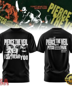 Pierce The Veil I Can’t Hear You World Tour Finale 2026 Limited T Shirt, Trending Music 3D Tee Pierce The Veil I Can T Hear You World Tour Finale 2026 Limited T Shirt
