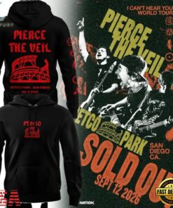 Pierce The Veil x Petco Park 2026 Hoodie Shirt, Trending Music 3D Tee Pierce The Veil X Petco Park 2026 Hoodie Shirt