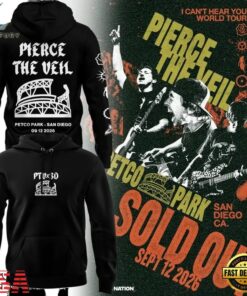 Pierce The Veil x Petco Park 2026 Limited Edition Hoodie, Trending Music 3D Tee Pierce The Veil X Petco Park 2026 Limited Edition Hoodie