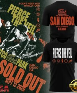 Pierce The Veil x San Diego Padres 3D Shirt, Trending Music 3D Tee Pierce The Veil X San Diego Padres 3D Shirt