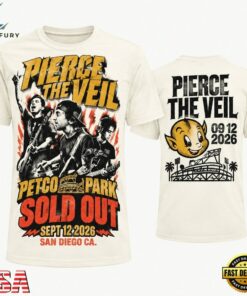 Pierce The Veil x San Diego Padres Petco Park I Can’t Hear You Tour White 3D Shirt, Trending Music 3D Tee Pierce The Veil X San Diego Padres Petco Park I Can T Hear You Tour White 3D Shirt