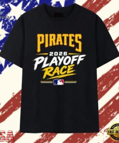 Pittsburgh Pirates 2026 Playoff Race Baseball T Shirt, Trendy 2D Print Shirt Pittsburgh Pirates 2026 Playoff Race Baseball T Shirt