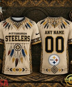 Pittsburgh Steelers 2026 NFL Native American Heritage 3D Shirt, Sports Fans 3D Shirt Pittsburgh Steelers 2026 Nfl Native American Heritage 3D Shirt