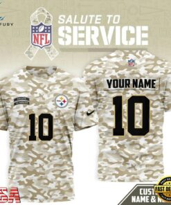 Pittsburgh Steelers 2026 NFL Salute to Service Camo New Design 3D Shirt, Sports Fans 3D Shirt Pittsburgh Steelers 2026 Nfl Salute TO Service Camo New Design 3D Shirt