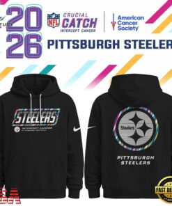 Pittsburgh Steelers NFL Crucial Catch 2026 Limited Edition Black Hoodie Shirt, Sports Fans 3D Shirt Pittsburgh Steelers Nfl Crucial Catch 2026 Limited Edition Black Hoodie Shirt
