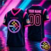 Pittsburgh Steelers NFL Electric Glow Custom Football Jersey, Trending NFL Jersey 2 Pittsburgh Steelers NFL Electric Glow Custom Football Jersey, Trending NFL Jersey Pittsburgh Steelers Nfl Electric Glow Custom Football Jersey
