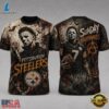 Pittsburgh Steelers NFL Michael Myers Sunday Nightmares Horror Halloween 3D T Shirt, Sports Fans 3D Shirt Pittsburgh Steelers Nfl Michael Myers Sunday Nightmares Horror Halloween 3D T Shirt