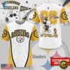 Pittsburgh Steelers NFL Snoopy Ultimate Game Day Personalized Jersey Shirt, NFL Baseball Shirt Pittsburgh Steelers Nfl Snoopy Ultimate Game Day Personalized Jersey Shirt
