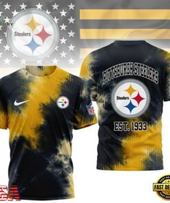 Pittsburgh Steelers NFL Sunday Legends Tie Dye 3D Shirt, Sports Fans 3D Shirt Pittsburgh Steelers Nfl Sunday Legends Tie Dye 3D Shirt