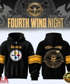 Pittsburgh Steelers x Fourth Wing Night 2026 Limited Edition Hoodie, Viral 3D Graphic Tee Pittsburgh Steelers X Fourth Wing Night 2026 Limited Edition Hoodie