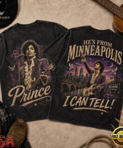 Prince Purple Jacket Portrait Vintage Tour 3D Shirt, Trending Music 3D Tee Prince Purple Jacket Portrait Vintage Tour 3D Shirt