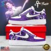 Prince Purple Rain Signature Graphic Air Force 1 Shoes, Music Lover AF1 Shoes Prince Purple Rain Signature Graphic Air Force 1 Shoes