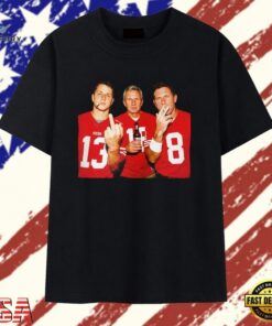 Purdy Joe Montana Steve Young Smoking T Shirt, Trendy 2D Print Shirt Purdy Joe Montana Steve Young Smoking T Shirt