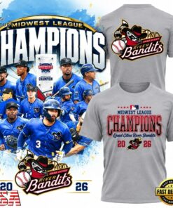 Quad Cities River Bandits 2026 Midwest League Special New 3D Shirt, Viral 3D Graphic Tee Quad Cities River Bandits 2026 Midwest League Special New 3D Shirt