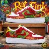 Rat Fink Hot Rod Art Custom Air Force 1 Shoes Sneakers, Music Lover AF1 Shoes Rat Fink Hot Rod Art Custom Air Force 1 Shoes Sneakers