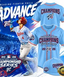 Reading Fightin Phils Northeast Division Champions 2026 Baseball Jersey, Hot Baseball Jersey Reading Fightin Phils Northeast Division Champions 2026 Baseball Jersey