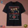 Red Hot Chili Peppers 44th Anniversary 1983 2027 Signatures Vintage T Shirt, Music 2D Graphic Tee Red Hot Chili Peppers 44th Anniversary 1983 2027 Signatures Vintage T Shirt